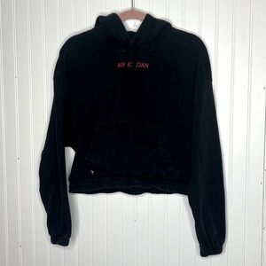 Air Jordan Women’s Boxy Oversize Semi Cropped Hoodie Size Small